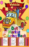 Vehicle Dot Marker Coloring Book