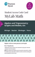 Mylab Math with Pearson Etext -- 18 Week Standalone Access Card -- For Algebra and Trigonometry: Graphs and Models