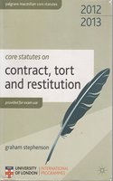 Core Statutes on Contract Tort and