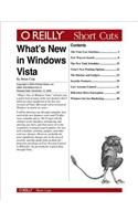 What's New in Windows Vista?