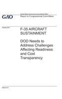 F-35 Aircraft Sustainment