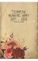 Steampunk Academic Diary 2019 - 2020 Week to a Page