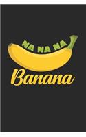 Banana na na na: 6x9 Banana - grid - squared paper - notebook - notes