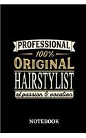 Professional Original Hairstylist Notebook of Passion and Vocation