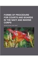 Forms of Procedure for Courts and Boards in the Navy and Marine Corps: (English)