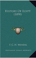 History Of Egypt (1890)