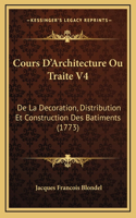 Cours D'Architecture Ou Traite V4