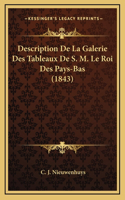 Description De La Galerie Des Tableaux De S. M. Le Roi Des Pays-Bas (1843)