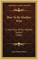 How To Be Weather Wise: A New View Of Our Weather System (1882)