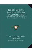North Africa, January, 1891 To December, 1892