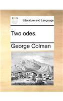 Two Odes.