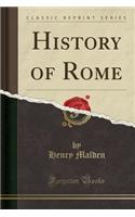 History of Rome (Classic Reprint)