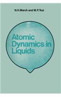Atomic Dynamics in Liquids
