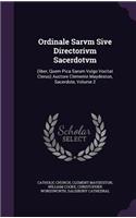 Ordinale Sarvm Sive Directorivm Sacerdotvm