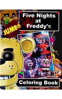 Five Nights at Freddy's JUMBO Coloring Book: AWESOME 60 Illustrations