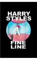 Harry-Styles-Fine Line: Notebook Blank Lined Ruled 6x9, 120 Pages