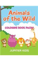 Animals of the Wild: Coloring Book Packs