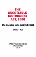 The Negotiable Instrument Act, 1881 - Bare Act : Bare - Act