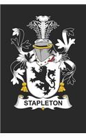 Stapleton: Stapleton Coat of Arms and Family Crest Notebook Journal (6 x 9 - 100 pages)