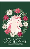 Christmas Card Address Book