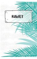 Kuwait: Liniertes Reisetagebuch Notizbuch oder Reise Notizheft liniert - Reisen Journal für Männer und Frauen mit Linien