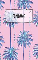 Finland: Dotted Travel Diary Notebook or Journey Dotted Grid Journal - Holiday Trip Pocketbook for Men and Women with Dots