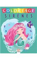 Coloriage Sirènes - Volume 2: Livre de Coloriage Pour les Enfants - Volume 2