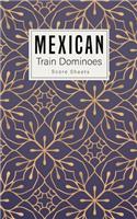 Mexican Train Dominoes Score Sheet