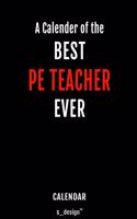 Calendar for PE Teachers / PE Teacher