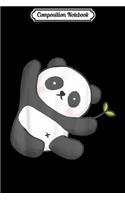 Composition Notebook: Kawaii Panda Aesthetic Japanese Anime Gift Journal/Notebook Blank Lined Ruled 6x9 100 Pages