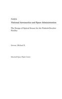The Design of Optical Sensor for the Pinhole/Occulter Facility