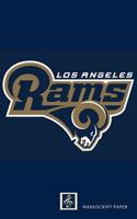Manuscript Paper Los Angeles Rams: 100 Pages of Blank Sheet Music for Composition and Notation