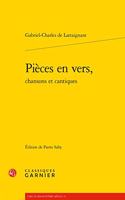 Pieces En Vers,