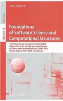 Foundations of Software Science and Computational Structures