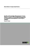Quality of Knowledge Management