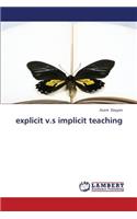 Explicit V.S Implicit Teaching