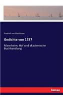 Gedichte von 1787