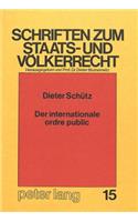 Der Internationale Ordre Public