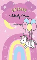 Unicorn Activity Book for Kids Ages 4-8