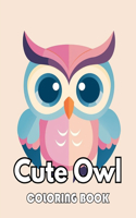 Cute Owl Coloring Book