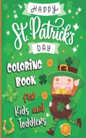 Happy St. Patrick's Day Coloring Book for Kids and Toddlers