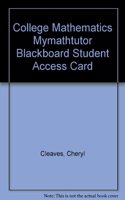 MyMathTutor in Blackboard, Student Access Card, College Mathematics