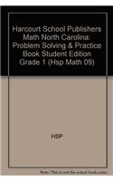 Harcourt School Publishers Math: Problem Solving & Practice Book Student Edition Grade 1
