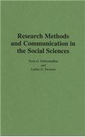 Research Methods and Communication in the Social Sciences
