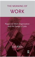 The Meaning of Work