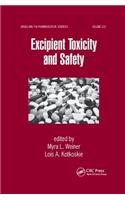 Excipient Toxicity and Safety