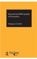 IBSS: Economics: 2011 Vol.60: International Bibliography of the Social Sciences