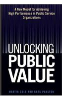 Unlocking Public Value: A New Model For Achieving High Performance In Public Service Organizations