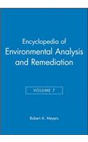 Encyclopedia of Environmental Analysis and Remediation, Volume 7