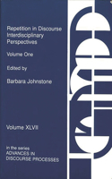 Repetition in Discourse: Interdisciplinary Perspectives, Volume 1(Human/Computer Interaction)